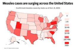 Measles is surging in the US. These graphics show how bad it has gotten