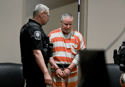 Colin Gray, father of the Apalachee High School shooter Colt Gray, enters the courtroom during his sentencing hearing at Barrow County Superior Court on Thursday, July 30, 2026, in Winder, Ga. (Hyosub Shin/Atlanta Journal-Constitution via AP, Pool)