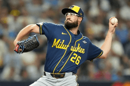 Brewers' Aaron Ashby breaks postseason scoreless relief mark, bullpen finally cracks in Game 4 loss
