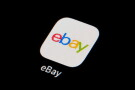 The eBay app icon is seen on a smartphone, Feb. 28, 2023, in Marple Township, Pa. (AP Photo/Matt Slocum, File)