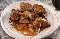 Dark beer adds flavor to a Ukrainian pork classic when kvass is hard to find