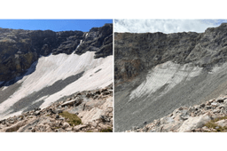 Colorado's glaciers thinned dramatically due to record low snow and heat in 2026